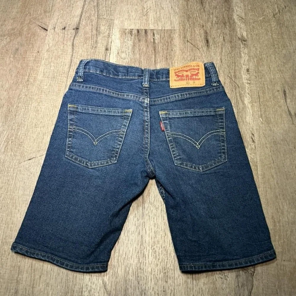 Levi's Dark Wash Denim Jean Shorts Jorts Size 28 Casual‎ Summer Streetwear